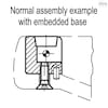 Elesa Fold-away handles, EFH.620/80-SST-S.D.20 EFH.620